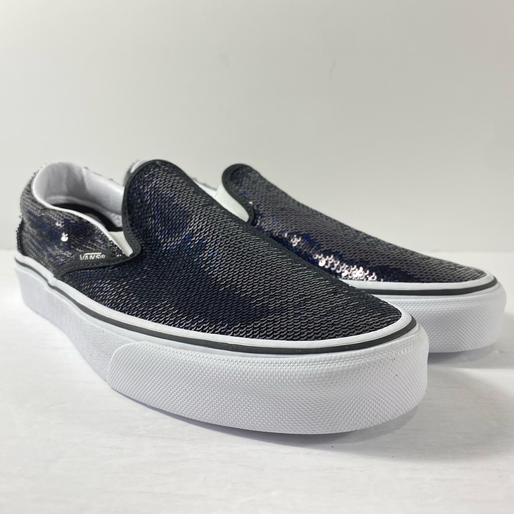 Vans Classic Slip-On Micro Sequins Black Sneakers